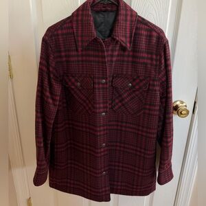 Red and Black Plaid Jacket/Shacket